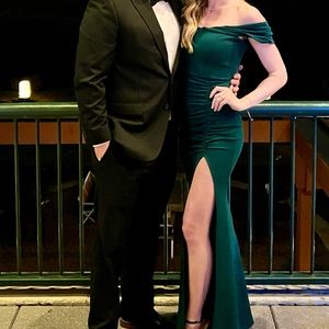 Formal Emerald Green Dress